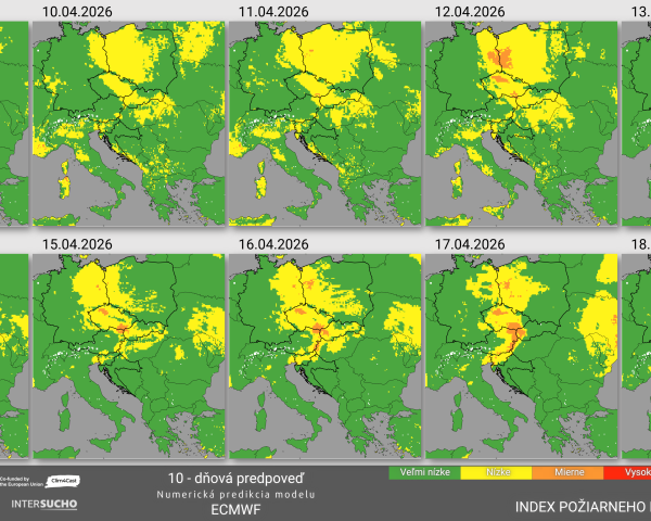 Novinky na klima-adapte: nástroje a dokumenty k suchu, vlnám horúčav a požiarom